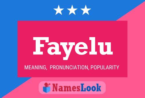 ملصق اسم Fayelu