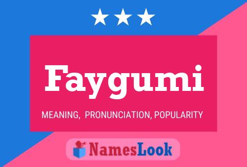 ملصق اسم Faygumi