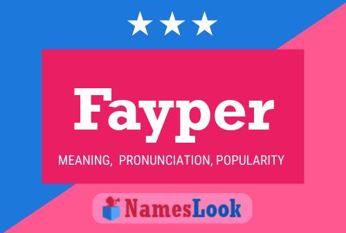 ملصق اسم Fayper