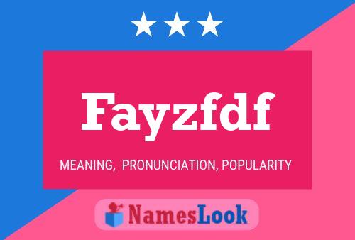 ملصق اسم Fayzfdf