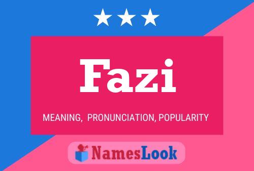 ملصق اسم Fazi