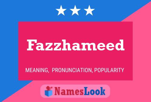 ملصق اسم Fazzhameed