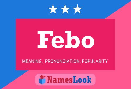 ملصق اسم Febo