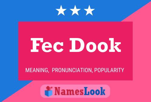 ملصق اسم Fec Dook