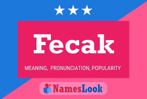 ملصق اسم Fecak