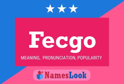 ملصق اسم Fecgo