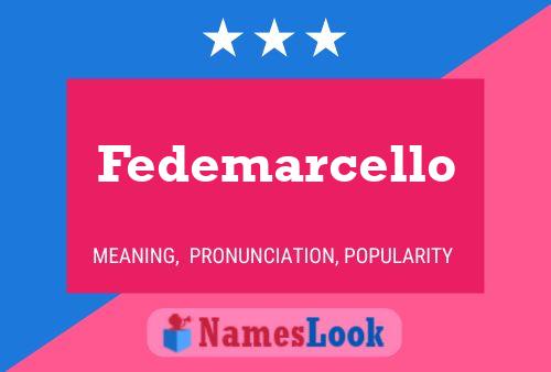 ملصق اسم Fedemarcello