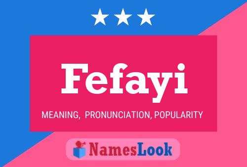 ملصق اسم Fefayi