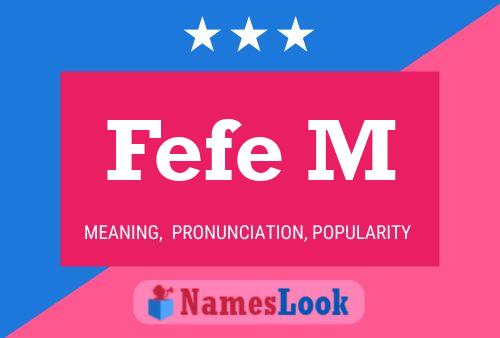 ملصق اسم Fefe M