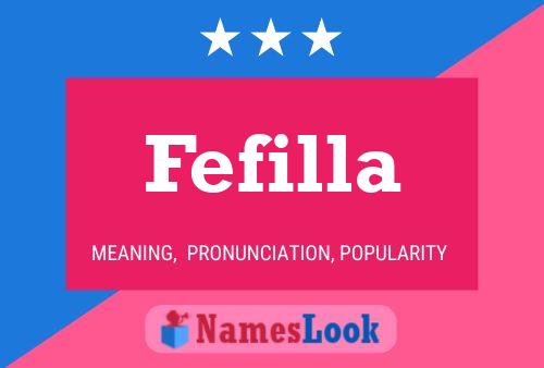 ملصق اسم Fefilla