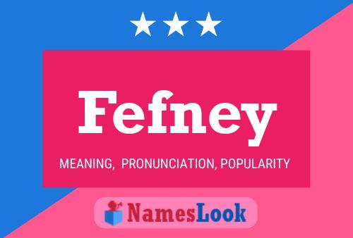 ملصق اسم Fefney