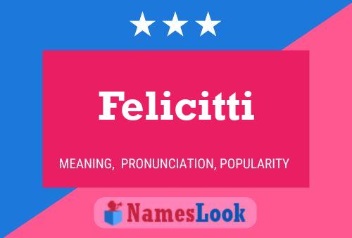 ملصق اسم Felicitti