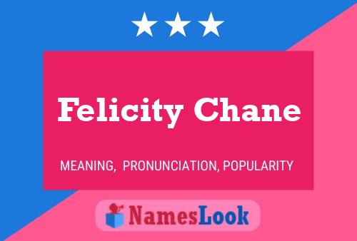 ملصق اسم Felicity Chane