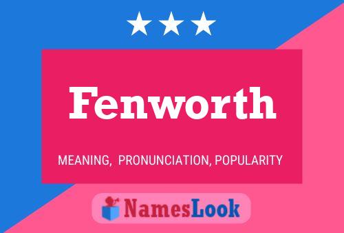 ملصق اسم Fenworth