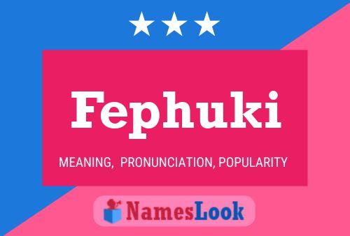 ملصق اسم Fephuki