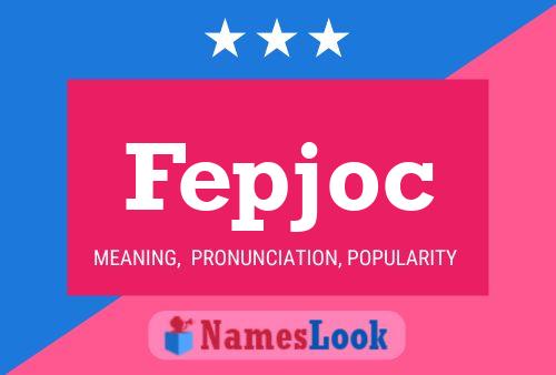 ملصق اسم Fepjoc