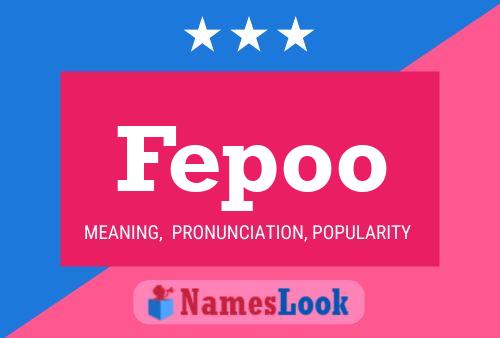 ملصق اسم Fepoo