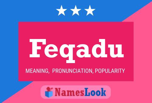 ملصق اسم Feqadu