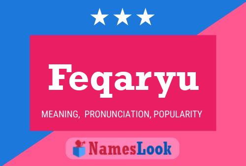 ملصق اسم Feqaryu