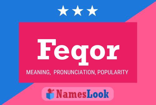 ملصق اسم Feqor