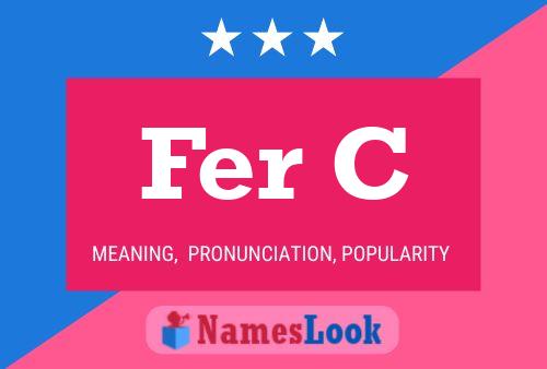 ملصق اسم Fer C