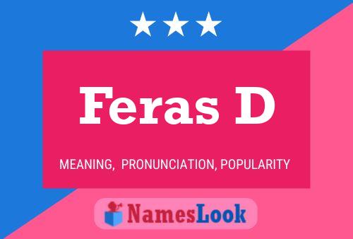 ملصق اسم Feras D