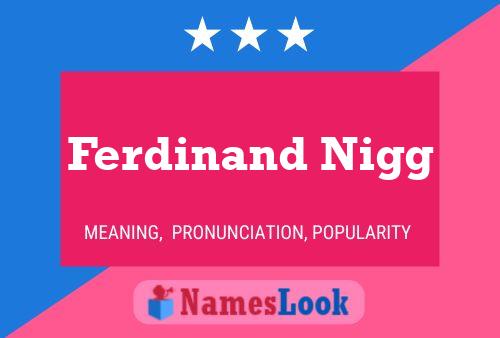 ملصق اسم Ferdinand Nigg