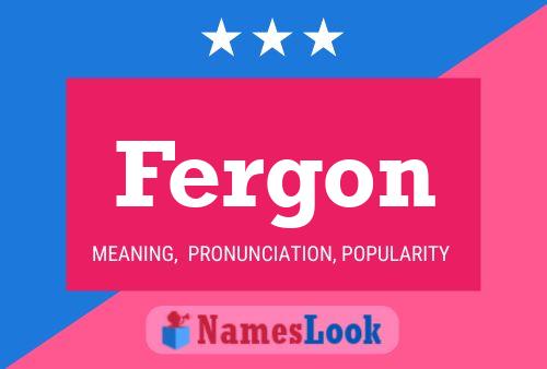 ملصق اسم Fergon