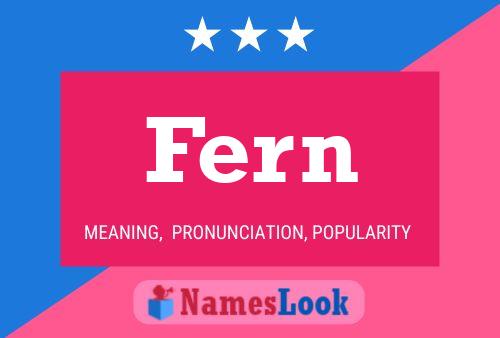 ملصق اسم Fern