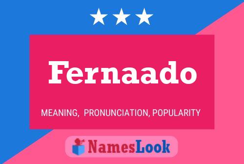 ملصق اسم Fernaado