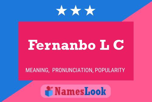 ملصق اسم Fernanbo L C