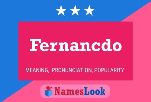 ملصق اسم Fernancdo