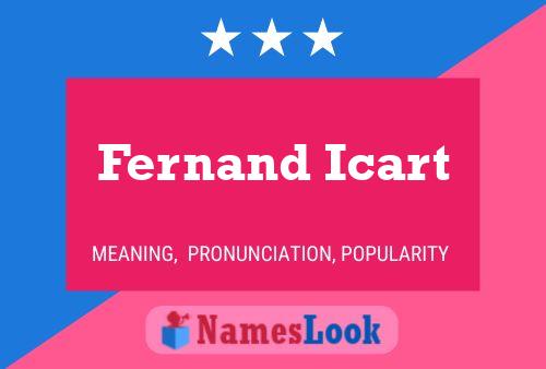 ملصق اسم Fernand Icart