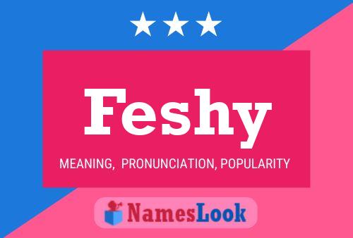 ملصق اسم Feshy