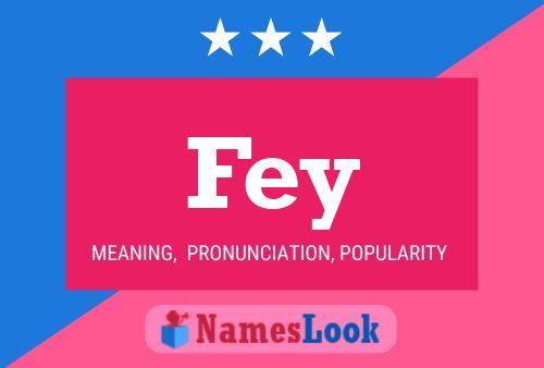 ملصق اسم Fey