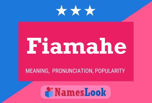 ملصق اسم Fiamahe