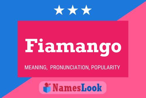 ملصق اسم Fiamango