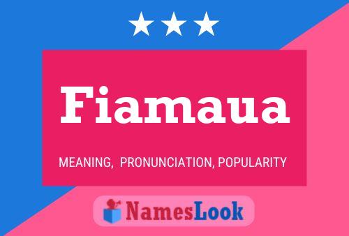 ملصق اسم Fiamaua