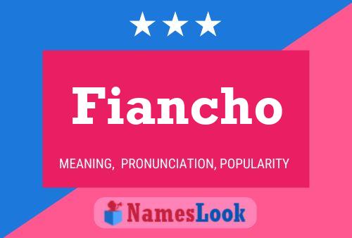 ملصق اسم Fiancho