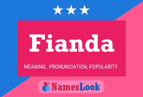 ملصق اسم Fianda