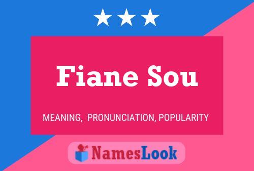 ملصق اسم Fiane Sou