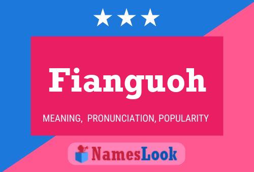 ملصق اسم Fianguoh