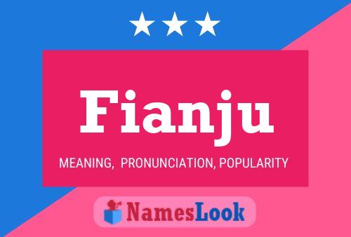 ملصق اسم Fianju