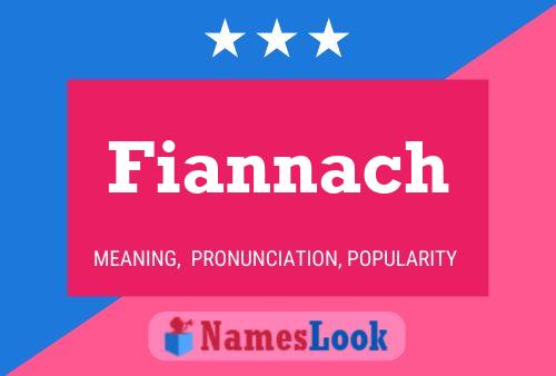 ملصق اسم Fiannach