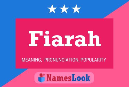 ملصق اسم Fiarah