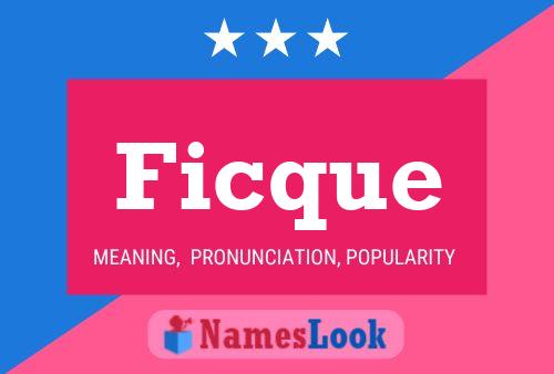 ملصق اسم Ficque