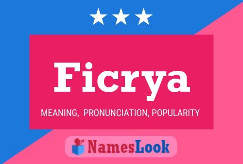 ملصق اسم Ficrya