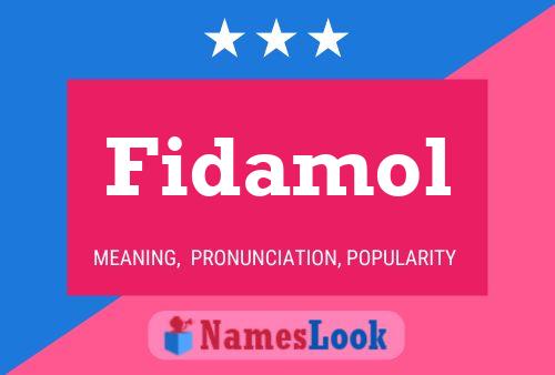 ملصق اسم Fidamol