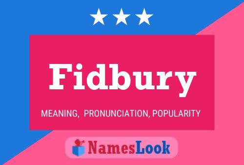 ملصق اسم Fidbury