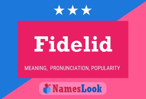 ملصق اسم Fidelid